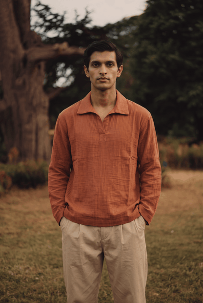 Santa Fe Popover Shirt - Full Sleeves