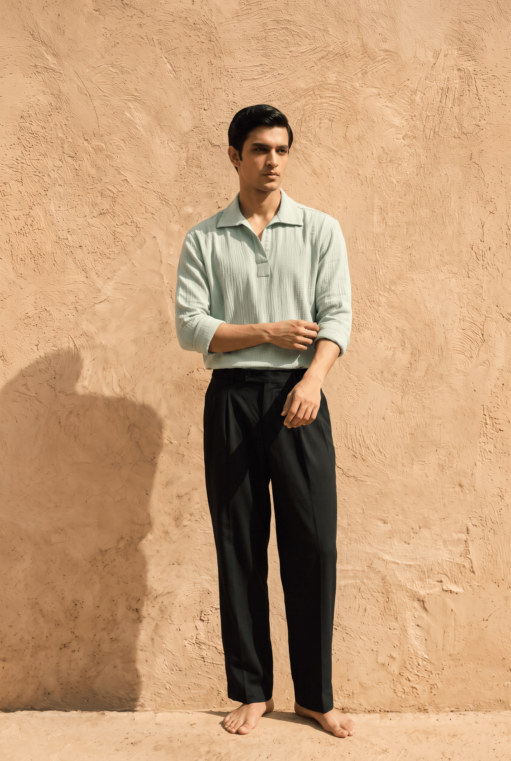 Hyderabad Popover Shirt - Full Sleeves