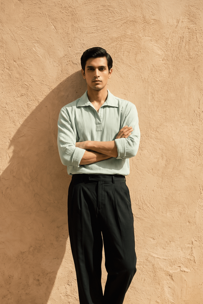 Hyderabad Popover Shirt - Full Sleeves