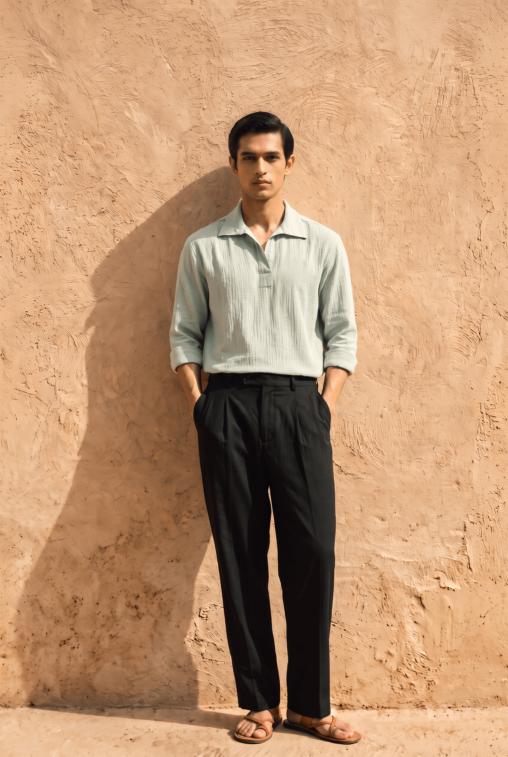 Hyderabad Popover Shirt - Full Sleeves