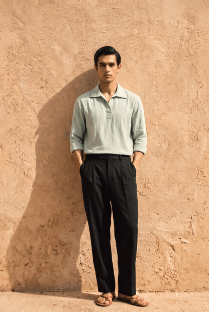 Hyderabad Popover Shirt - Full Sleeves