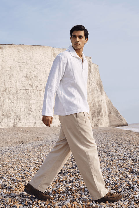 Singapore Popover Shirt - Full Sleeves
