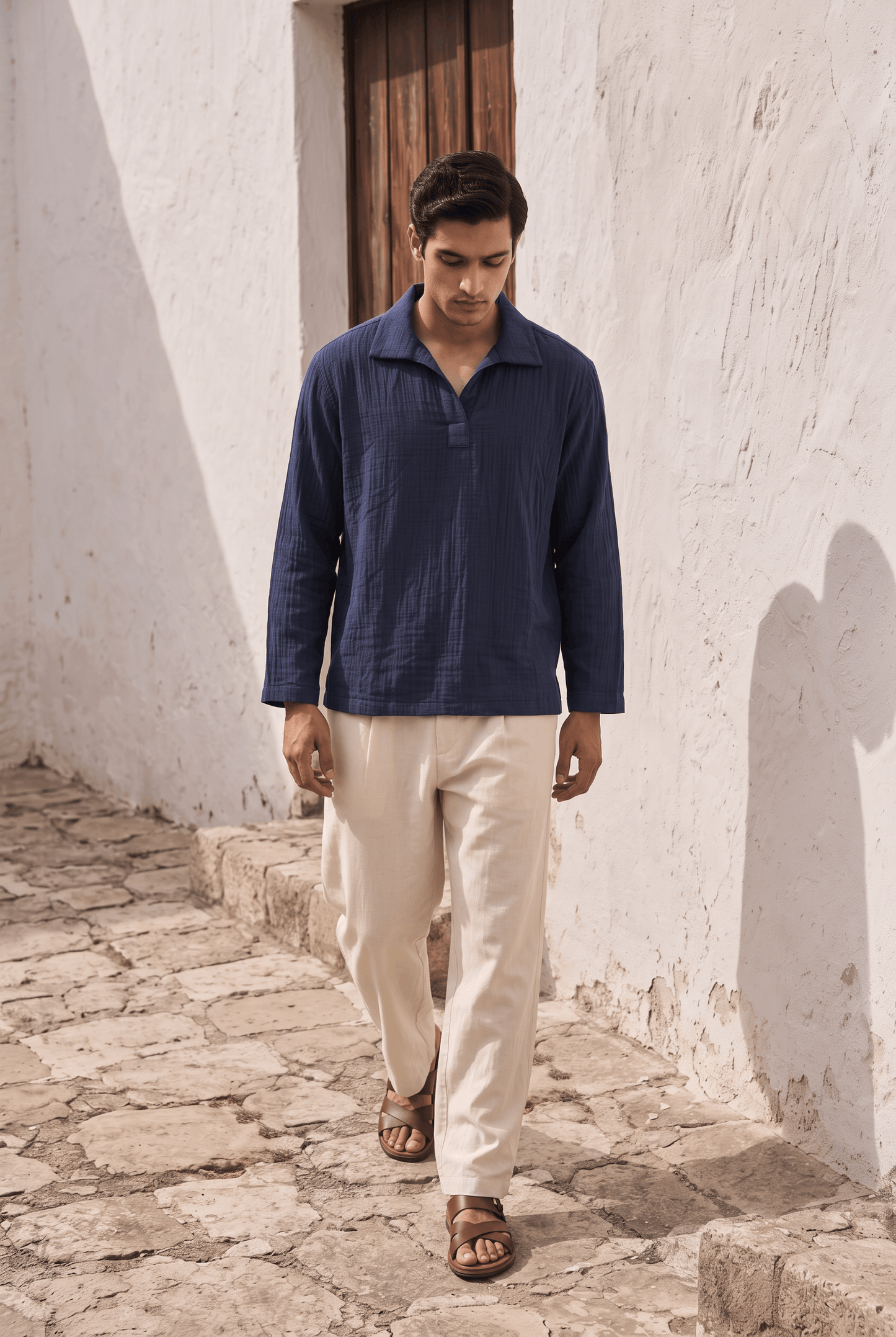 Hong Kong Popover Shirt - Full Sleeves