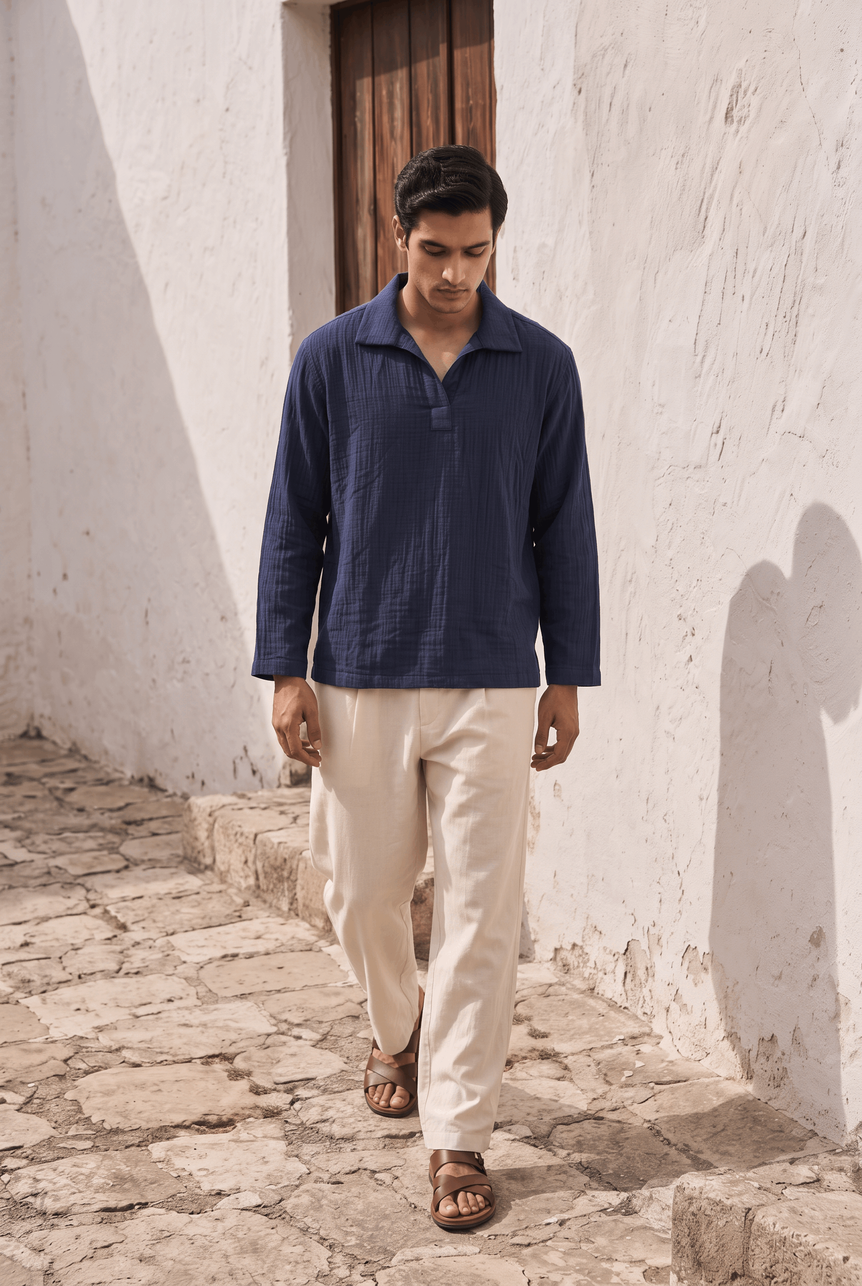 Hong Kong Popover Shirt - Full Sleeves