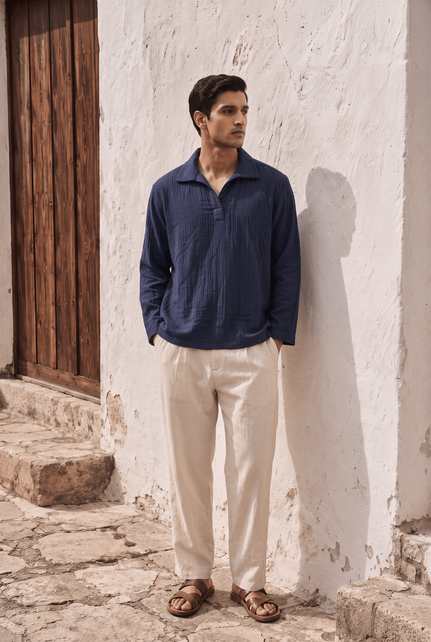 Hong Kong Popover Shirt - Full Sleeves