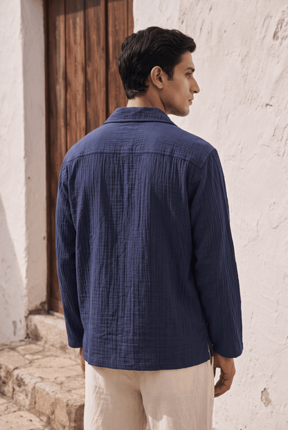 Hong Kong Popover Shirt - Full Sleeves