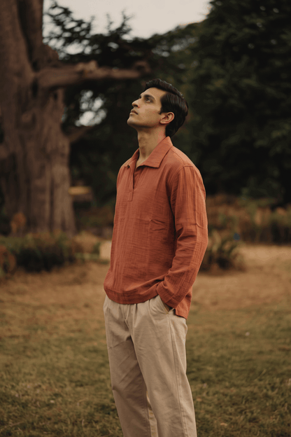 Santa Fe Popover Shirt - Full Sleeves