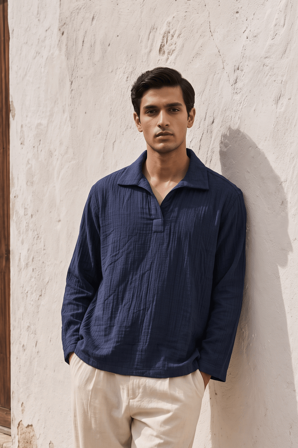 Hong Kong Popover Shirt - Full Sleeves