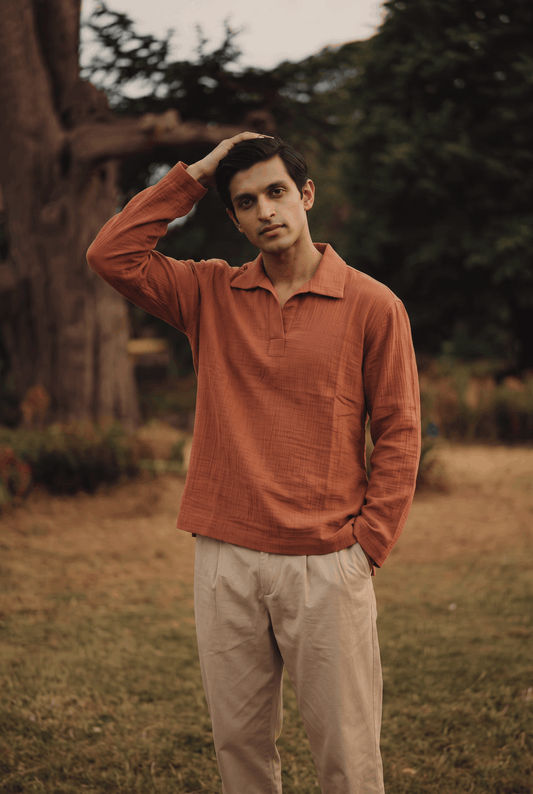 Santa Fe Popover Shirt - Full Sleeves