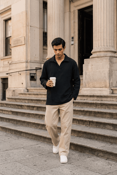 Dubai Popover Shirt - Full Sleeves