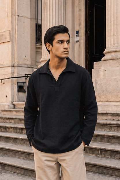 Dubai Popover Shirt - Full Sleeves