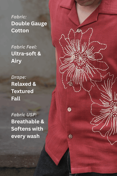 Nainital Embroidered Shirt