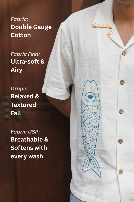 Kolkata Embroidered Shirt