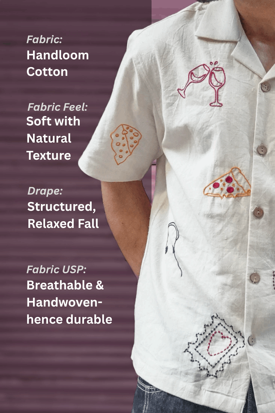 Lisbon Embroidered Shirt