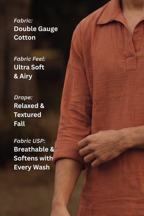 Santa Fe Popover Shirt - Full Sleeves