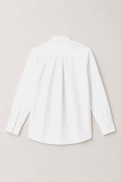 Osaka Kimono Cotton Linen Shirt - White
