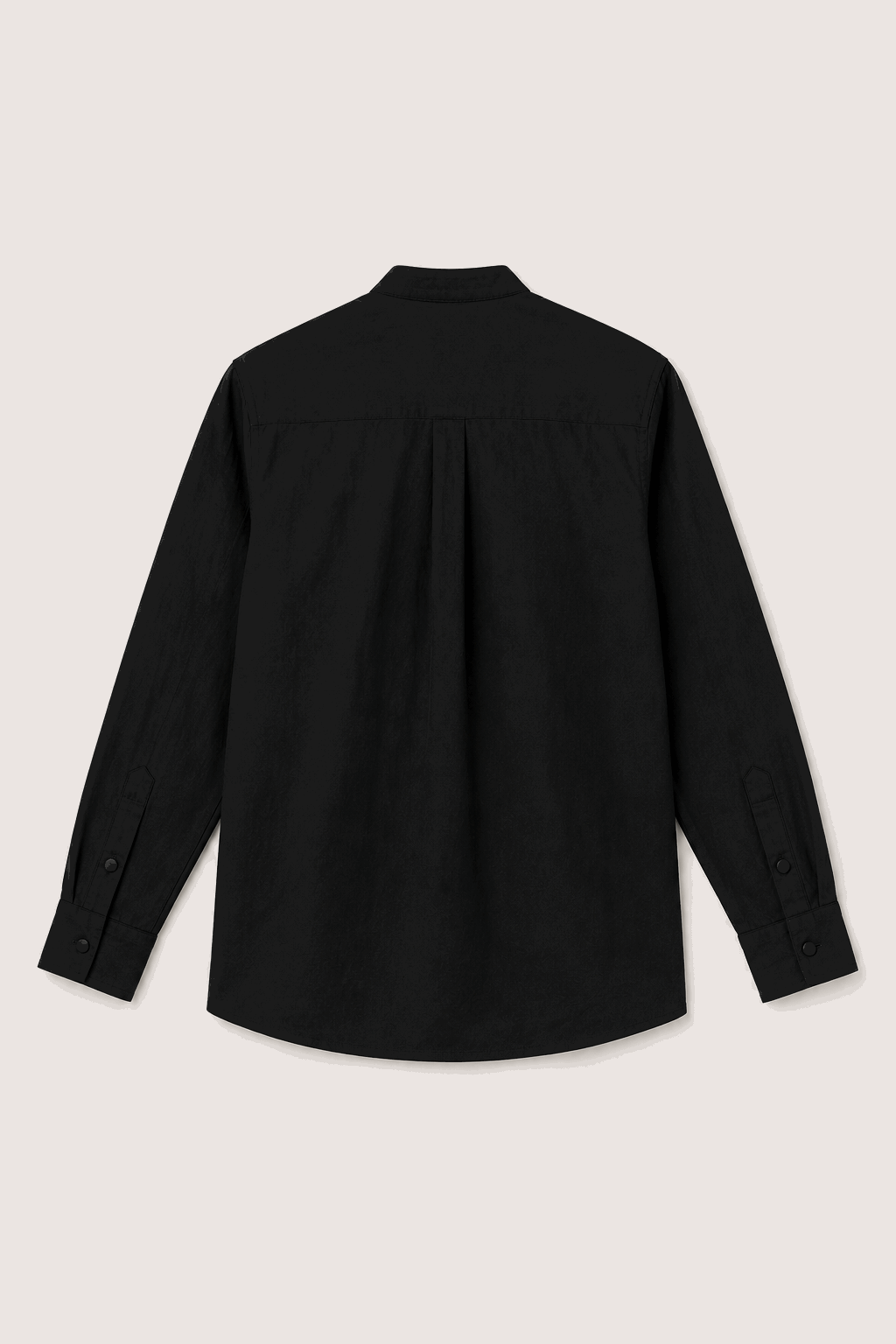 Osaka Kimono Cotton Linen Shirt - Black