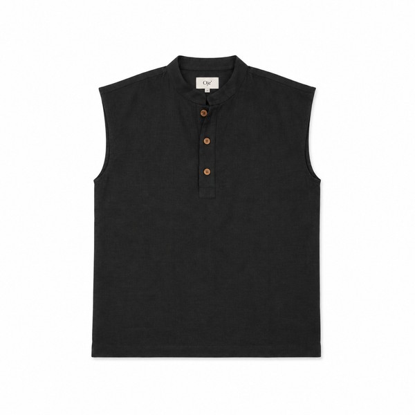 Sleeveless Henley