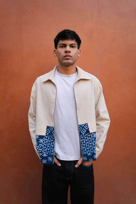 Kochi Block-print Jacket