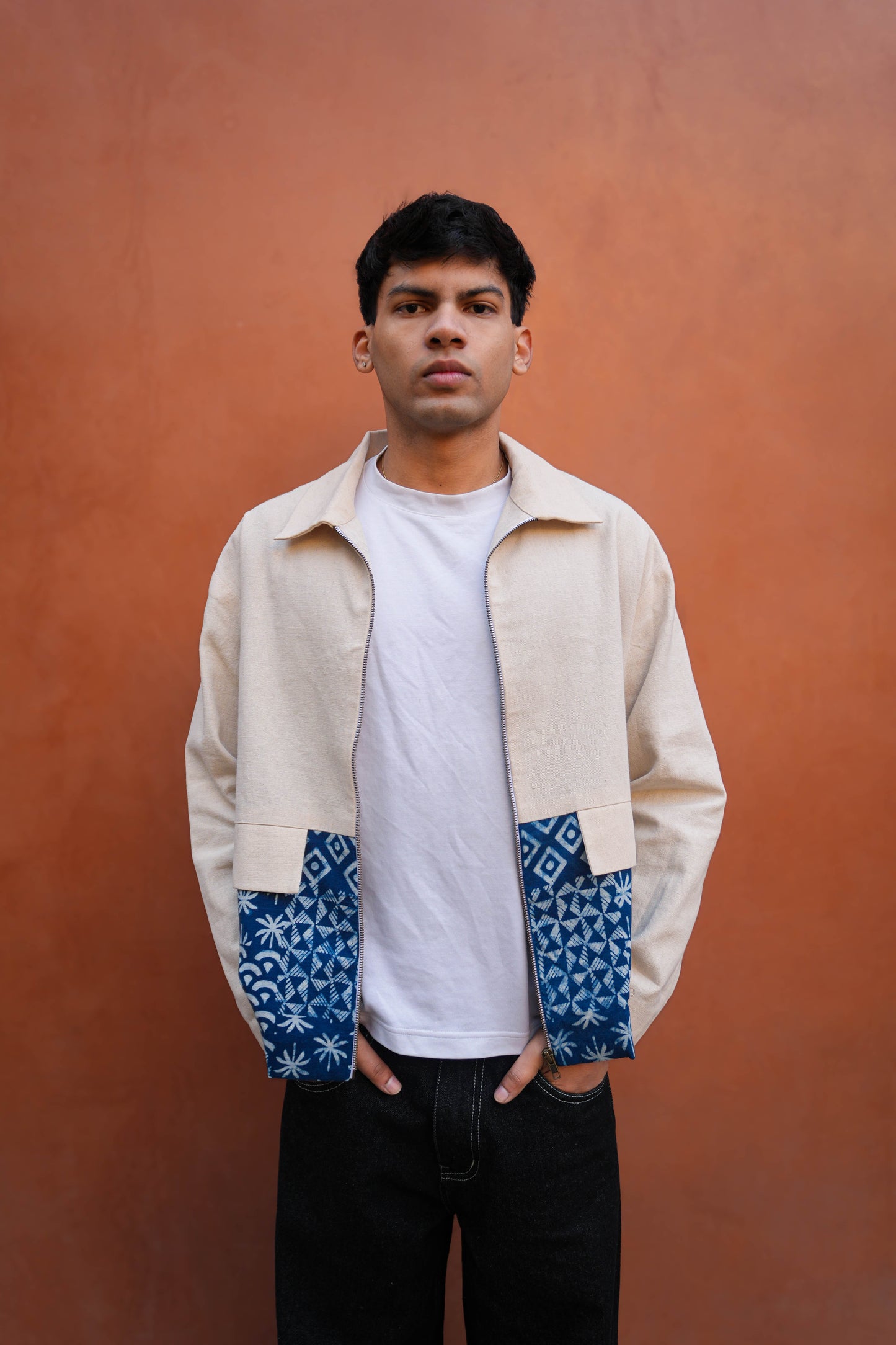 Kochi Block-print Jacket