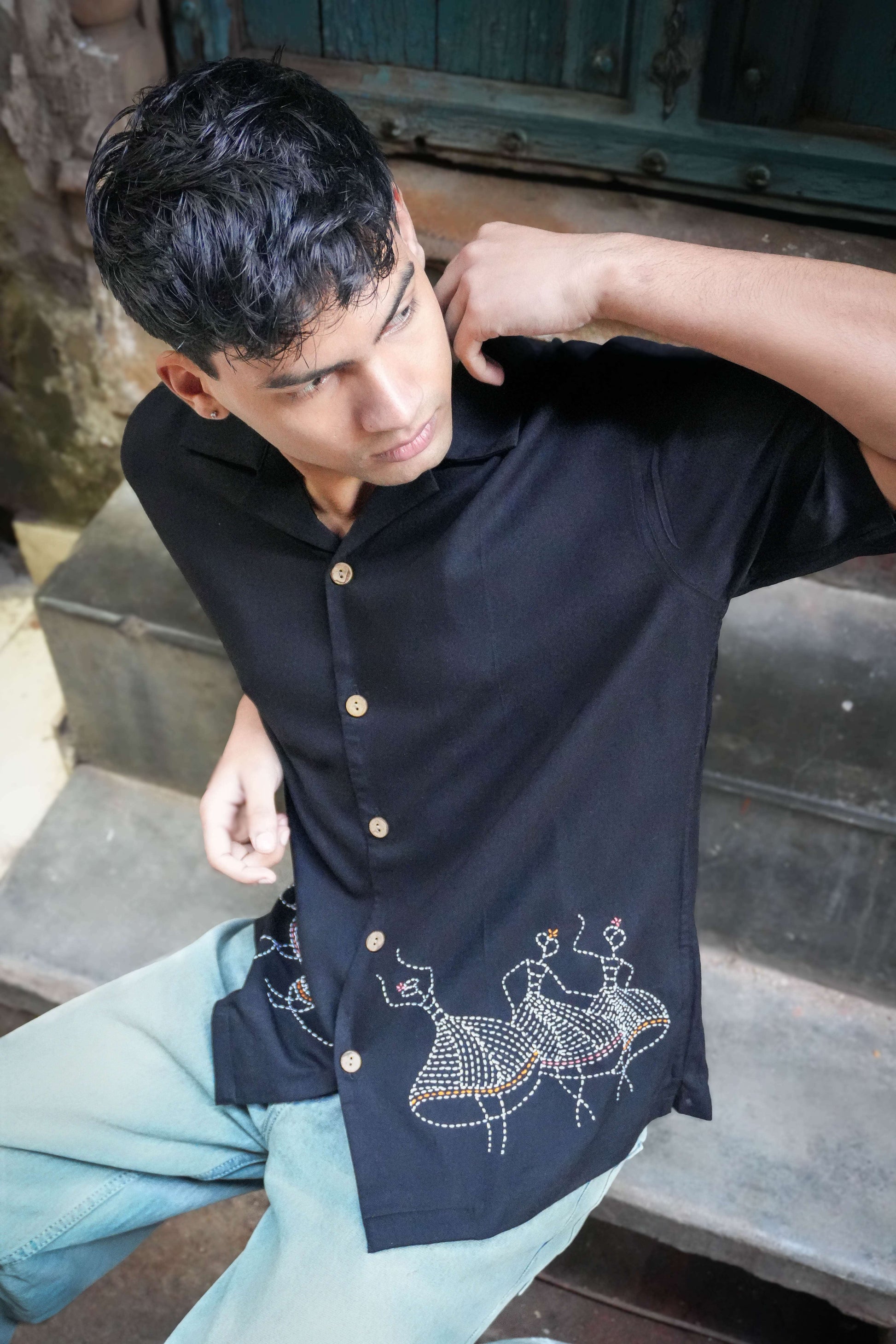 Konark Embroidered Shirt