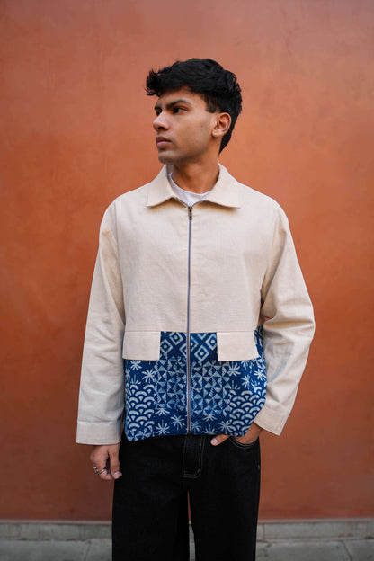 Kochi Block-print Jacket
