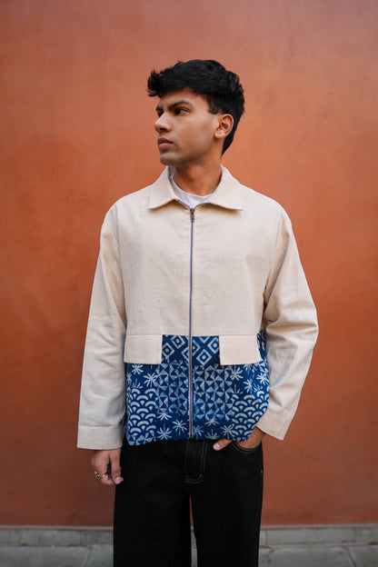 Kochi Block-print Jacket