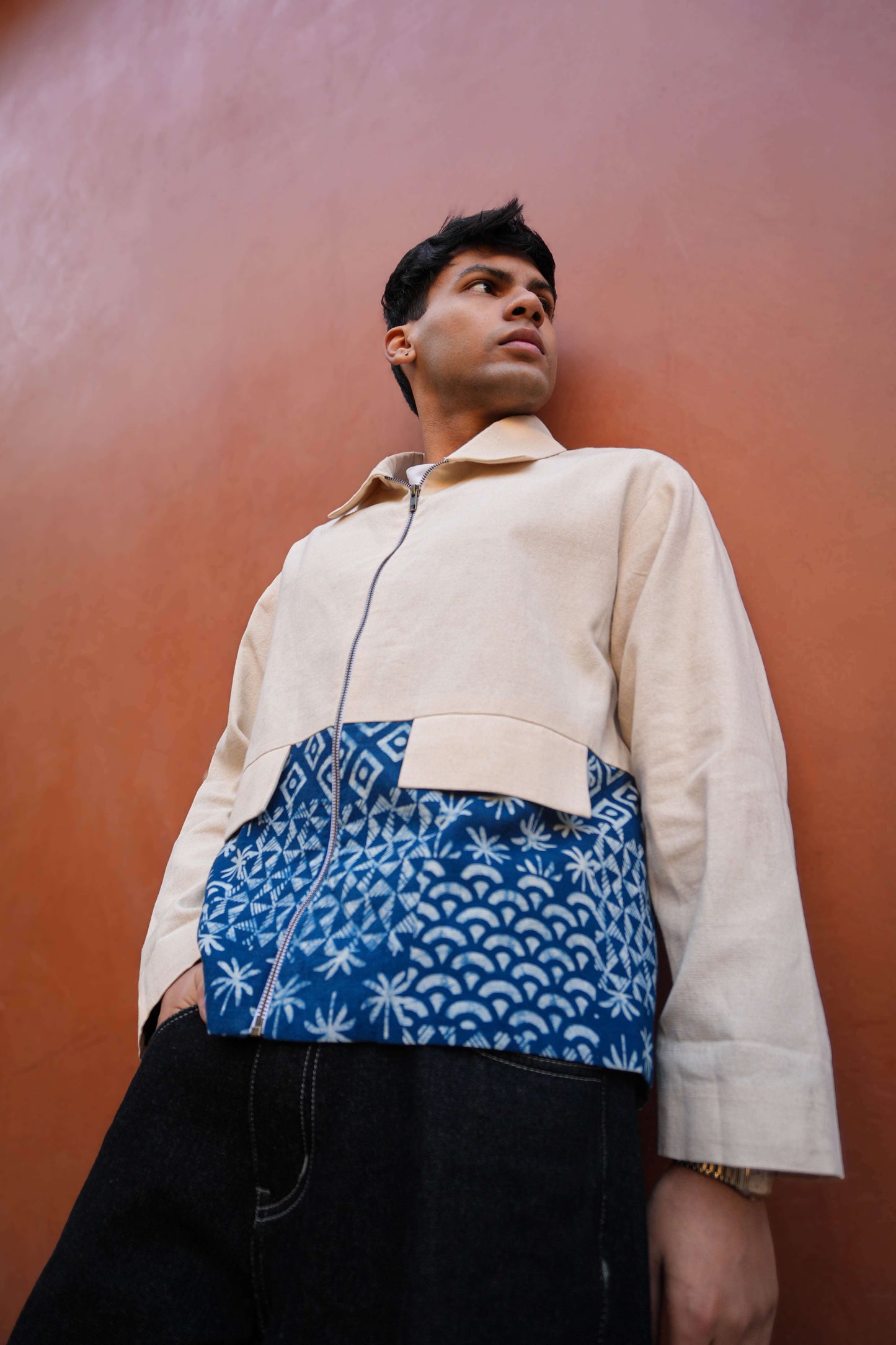 Kochi Block-print Jacket