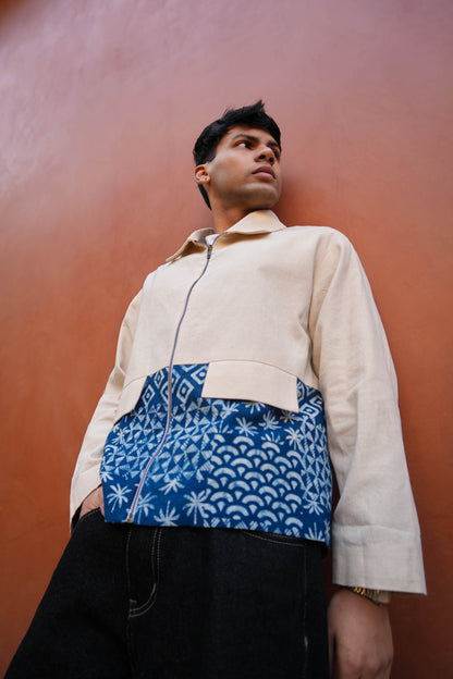 Kochi Block-print Jacket